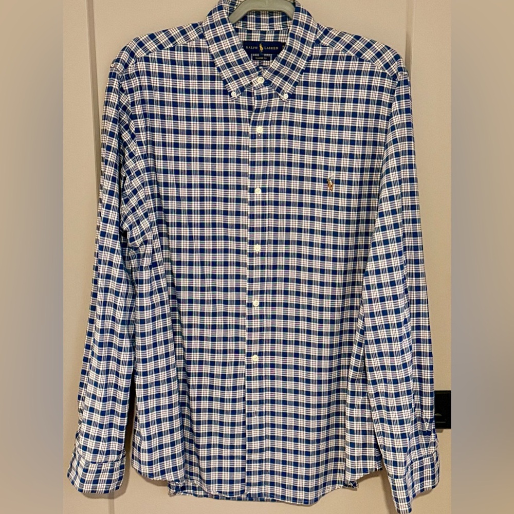 Polo Ralph Lauren Plain Men's Shirt Size XL